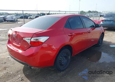2014 Toyota Corolla Le z USA, uszkodzony, nr VIN 5YFBURHEXEP050757